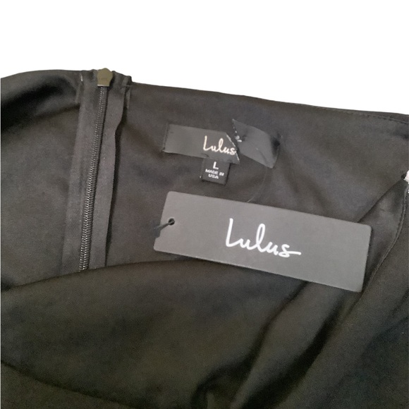 LULU’s black one shoulder mini dress - Picture 3 of 3